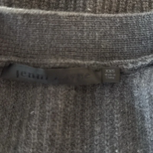 Jenni Kayne dark gray cocoon cashmere cardigan sweater size XXS - Picture 7 of 8
